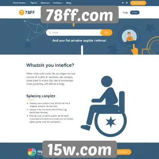 Acessibilidade e interface do site 78ff.com